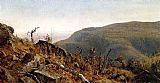 The View from South Mountain in the Catskills, A Sketch by Sanford Robinson Gifford